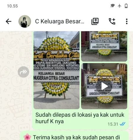 Pengiriman Papan Bunga Duka Tpu Pondok Ranggon