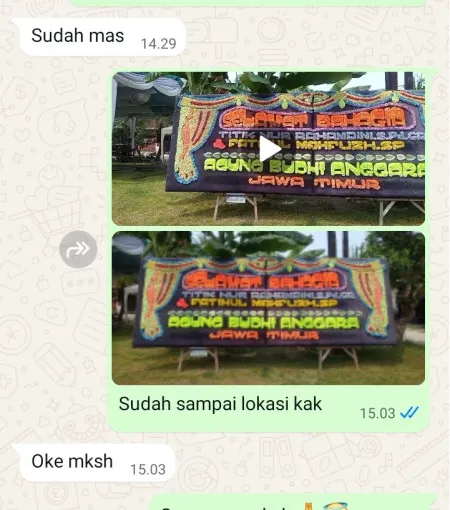 Pengiriman Papan Bunga Tpu Pondok Ranggon